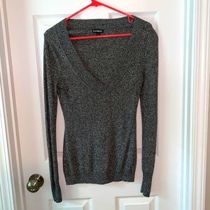 Gray Express sweater